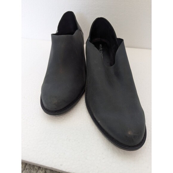 Kelsi Dagger Brooklyn Boots Womens Size 8.5 Gray Kenmare Soft Leather Heel Edgy - Picture 3 of 9